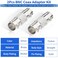 Superbat BNC Adapter 75 Ohm SDI Connector BNC Female to Female Barrel Connector for HDSDI3GSDI4K8K SDI Video Camera Cable 2Pcs