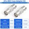 Superbat BNC Adapter 75 Ohm SDI Connector BNC Female to Female Barrel Connector for HDSDI3GSDI4K8K SDI Video Camera Cable 2Pcs