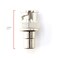 THE CIMPLE CO BNC to RCA Adapter 4 Pack Metallic Silver Fully Compatible with 75Ohm Applications Ideal for CCTV Coaxial Cable Installations