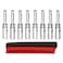 Viborg 8PCS Banana Plugs Silver Plated Screw Locking 4MM HiFi Connectors for Speaker Wire Wall Plate Home Theater AudioVideo Receiver Amplifiers and Sound Systems