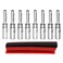 Viborg 8PCS Banana Plugs Silver Plated Screw Locking 4MM HiFi Connectors for Speaker Wire Wall Plate Home Theater AudioVideo Receiver Amplifiers and Sound Systems