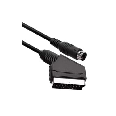 WICAREYO RGB Scart AV Cable Lead Audio Video ConnectorCompatible for Genesis 2 3 PAL 59 FT