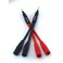 WJSTN Braided Wire Banana Plug Splitter 1 Male 2 Female Adapter Gold pin Banana Plugsfor SpringLoaded Inputs2 Pack