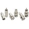 XINGYHENG 30Pcs BNC to RCA Conversion Connectors Assortment Kit Silver Coaxial IndoorOutdoor Camera Audio Equipment Mixer Compatibility