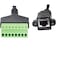 XMSJSIY RJ45 8P8C Female to 8 Pin Screw Terminal Adaptor Cat567 Ethernet Extender CCTV DVR Network Signal Extension