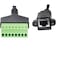 XMSJSIY RJ45 8P8C Female to 8 Pin Screw Terminal Adaptor Cat567 Ethernet Extender CCTV DVR Network Signal Extension