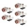 XRDS -RF XRDS RF 5 Pack N Male Crimp Connector 50 ohm N Male Plug Rf Crimp Connector for LMR400 Belden 9913 RG8
