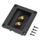 Zerone Speaker Terminal Box DIY 2Way Speaker Binding Post Terminal Cable Connector Box Subwoofer Plug Acoustic Components