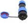 ZBLZGP TY20 4 Pin 25A Bulkhead Waterproof Connector QuickDisconnect Male Female Wire Plug Socket No Soldering Screw Connection Panel Mount Circular Connector