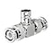 Eightwood Eighwood 2pcs BNC Tee Adapter BNC Female to Dual Male 3 Way Video Splitter Connector for CCTV Cameras