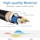 AQOOL 25ft XLR Cables 2 Pack Balanced Microphone Cable with GoldPlated 3Pin OFC XLR Male to Female Mic Speaker Cord for Microphones Preamps Speaker Systems
