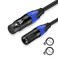 AuxLink XLR Cable 6ft 2 Pack XLR Microphone Cable Male to Female Balanced XLR Cable Suitable for Preambles Speaker Systems Radio Station and More