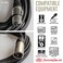 AXA AXCESSABLES AxcessAbles XLR Cables 50ft XLR Male to Female Microphone Cables Balanced Audio with Low Noise Shielding Flexible 6mm Jacket for PA System Studio Recording Live Sound