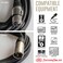 AXA AXCESSABLES AxcessAbles XLR Cables 50ft XLR Male to Female Microphone Cables Balanced Audio with Low Noise Shielding Flexible 6mm Jacket for PA System Studio Recording Live Sound