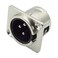 bnafes 8Pcs XLR Male Jack 3 Pin Panel Mount Jacks D Series Size XLRM Audio Speaker Microphone Connector