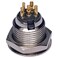 CESS 5Pin Mini XLR Socket Mini XLR Connector Screw and Nut Panel Mount Solder Type NickelPlated Base and Housing GoldPlated Pins 4 Pack