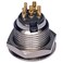 CESS 5Pin Mini XLR Socket Mini XLR Connector Screw and Nut Panel Mount Solder Type NickelPlated Base and Housing GoldPlated Pins 4 Pack