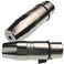 CESS XLR to 35mm Stereo Audio Adapter Connects iPhone iPad or Other 35mm Devices to Powered Speakers