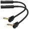 CNCESS Thin Plug Right Angle Guitar Adapter Cable 14 Inch TS Female to Male Space Saving 6 Inch 2 Pack