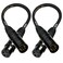 CNCESS XLR 5Pin Male to 3Pin Female DMX Adapter Cable Short Lighting Control Lead 6 Inch 2 Pack