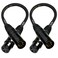 CNCESS XLR 5Pin Male to 3Pin Female DMX Adapter Cable Short Lighting Control Lead 6 Inch 2 Pack