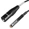 Devinal Balanced XLR to 18 inch Female Adapter 35mm Female TRS to XLR Male Transforming Cord Converter 1 Feet