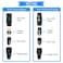 DKARDU 2 Pairs 3 Pin XLR Male Female MIC Snake Plug Audio Microphone Connector for Mixer Speaker with 2 Pairs 3 Pin XLR Male Female Jack Socket Panel Mount