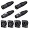 DKARDU 2 Pairs 3 Pin XLR Male Female MIC Snake Plug Audio Microphone Connector for Mixer Speaker with 2 Pairs 3 Pin XLR Male Female Jack Socket Panel Mount