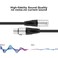 DREMAKE 5m Low Z Microphone Cable 165 Feet XLR Male to XLR Female Speaker Snake Cord for Microphones Speakers and Pro Devices Black