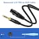 DREMAKE Balanced Cable 33 Foot TRS 635mm 14 Inch Male to XLR Female Mic Cable for Amplifier Speakers Black