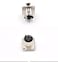 GDQLCNXB XLR Female Jack 3 Pin Panel Mount Jacks XLR Female Socket Audio Speaker Microphone Connector 4PcsSilver Metal Housing