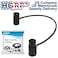 HQRP LowProfile Rotatable 3Pin XLR Female to Male Cable AdjustableAngle 10 in Balanced Microphone Lead for Sound Devices 302 552 633 688 788T