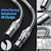 Kxable XLR Microphone Cable 6 FT XLR Male to Female Balanced Mic Cable 3Pin Shielded Speaker Cord Zinc Alloy Connectors 22AWG Pure Copper Metal Spring SR Recording Studio Podcast White