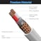 Kxable XLR Microphone Cable 6 FT XLR Male to Female Balanced Mic Cable 3Pin Shielded Speaker Cord Zinc Alloy Connectors 22AWG Pure Copper Metal Spring SR Recording Studio Podcast White