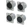Lagogia 4 Pin XLR Male Female Socket Metal Panel Mount Chassis Microphone Audio Jack DType Connector Adapter Pack of 4
