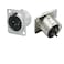 Lagogia 4 Pin XLR Male Female Socket Metal Panel Mount Chassis Microphone Audio Jack DType Connector Adapter Pack of 4
