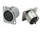 Lagogia 4 Pin XLR Male Female Socket Metal Panel Mount Chassis Microphone Audio Jack DType Connector Adapter Pack of 4