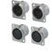 Lagogia 4 Pin XLR Male Female Socket Metal Panel Mount Chassis Microphone Audio Jack DType Connector Adapter Pack of 4