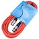 MCSPROAUDIO 20 Foot Male to Female XLR Microphone Cable Orange