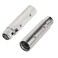 MEIRIYFA XLR 3 Pin Female to XLR 5 Pin Male Adapter Connector Gender ChangerAnodized Aluminum Adapter with Lock Release ButtonSliver1PCS