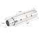 MEIRIYFA XLR 3 Pin Female to XLR 5 Pin Male Adapter Connector Gender ChangerAnodized Aluminum Adapter with Lock Release ButtonSliver1PCS
