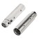 MEIRIYFA XLR 3 Pin Female to XLR 5 Pin Male Adapter Connector Gender ChangerAnodized Aluminum Adapter with Lock Release ButtonSliver1PCS