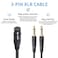 QIANRENON XLR Female to Dual TS 14 Stereo Splitter Cable 3Pin XLR to Dual 635mm Mono Y Splitter Conversion Extension Audio Cablefor Microphone Guitars Amplifier Mixer1m32ft