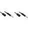 Rannsgeer 2 Pack 14 Inch TS to XLR Male 1 Feet Cable 1 Ft 2 Pack