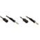 Rannsgeer 2 Pack 14 Inch TS to XLR Male 1 Feet Cable 1 Ft 2 Pack