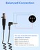 RIIEYOCA 35mm to Mini XLR Coiled Cable Right Angle 4 Pin Mini XLR Female to 18 Inch mini Jack TRS Stereo Male Microphone Audio Cable for MP3 PlayersPhonesSpeakers50CM165FT