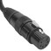 Seismic Audio Speakers DMX Turnaround Adapter Cable 3 Pin XLR Male to 5 Pin XLR Female Patch Cables XLR3M to XLR5F 6 Inch Cable