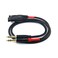 Suanqi XLR to 14 TRS Stereo Adapter 635mm Dual Channel to 3Pin XLR Female Balanced Microphone Audio Converter Cable 6FT
