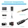 Twozoh XLR 14 Inch Jack TRS Cable Balanced 635mm Plug to XLR Male Stereo Guitar Cable 33FT ProfessionalHiFi