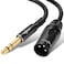 Twozoh XLR Male to 14 Inch Jack TRS Cable Balanced 635mm Plug to 3 Pin XLR Quarter Inch Stereo Guitar Cable 66FT ProfessionalHiFi